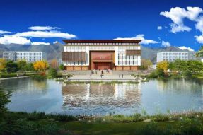 西藏藏医药大学新校区已完成总工程量的85%,预计明年3月完工