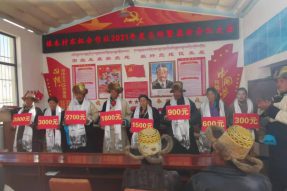 西藏南木林县：多角乡娘木村农机农民专业合作社分红啦