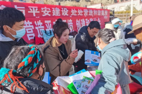 西藏曲松县开展“三月综治宣传月”宣传活动