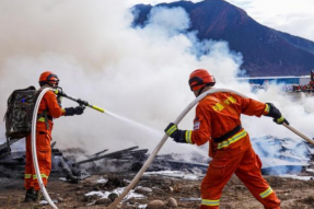 西藏林芝开展2022年处置森林火灾应急演练