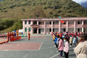 西藏森林防火宣传进校园